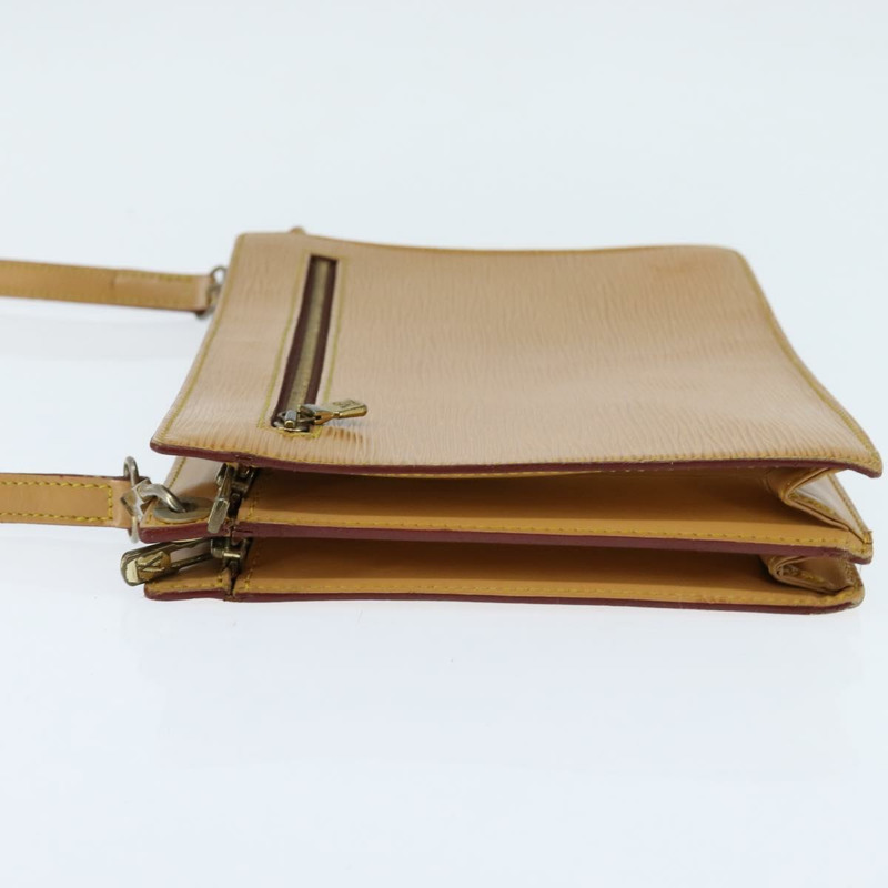 【日本直送】路易威登 Epi Angian 米色單肩背包 M52116 LV 正品 147346-2