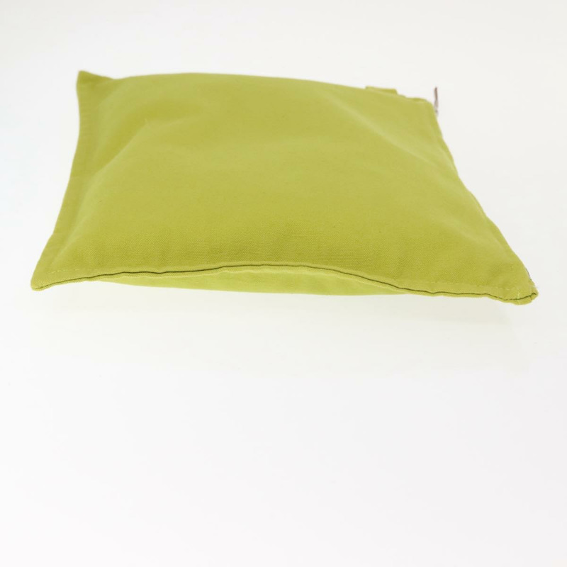 【日本直送】愛馬仕 Bora Bora 帆布手拿包 3 件組 綠色 銀色 正品 147270-3