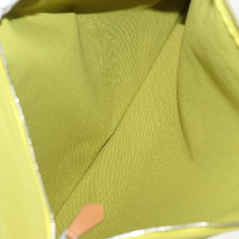 【日本直送】愛馬仕 Bora Bora 帆布手拿包 3 件組 綠色 銀色 正品 147270-7