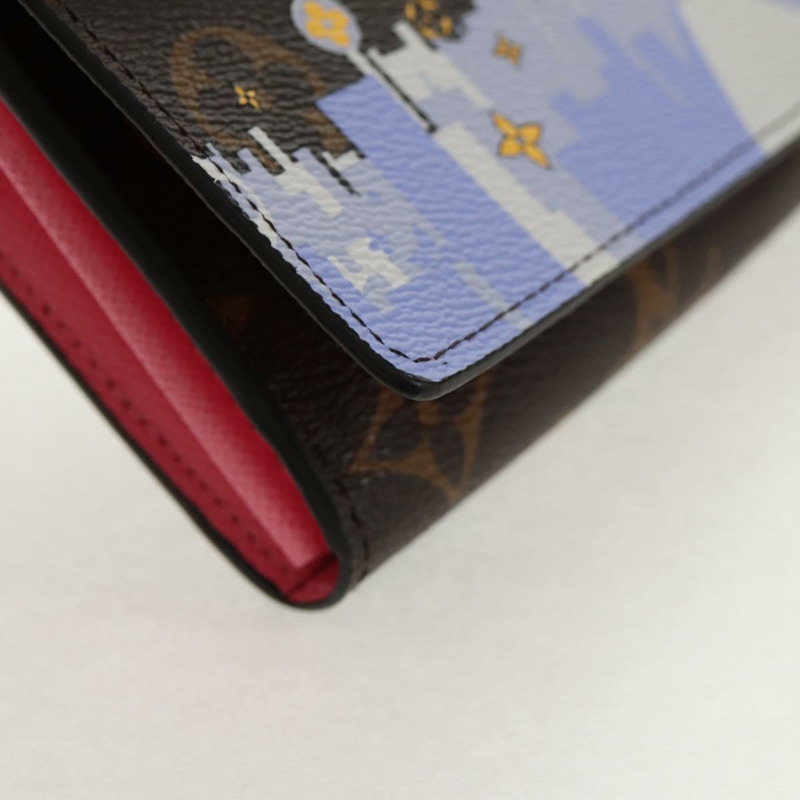 【日本直送】路易威登 Monogram Vivienne Portefeuille Sarah 皮夾 M68491 LV Auth 146538A-6