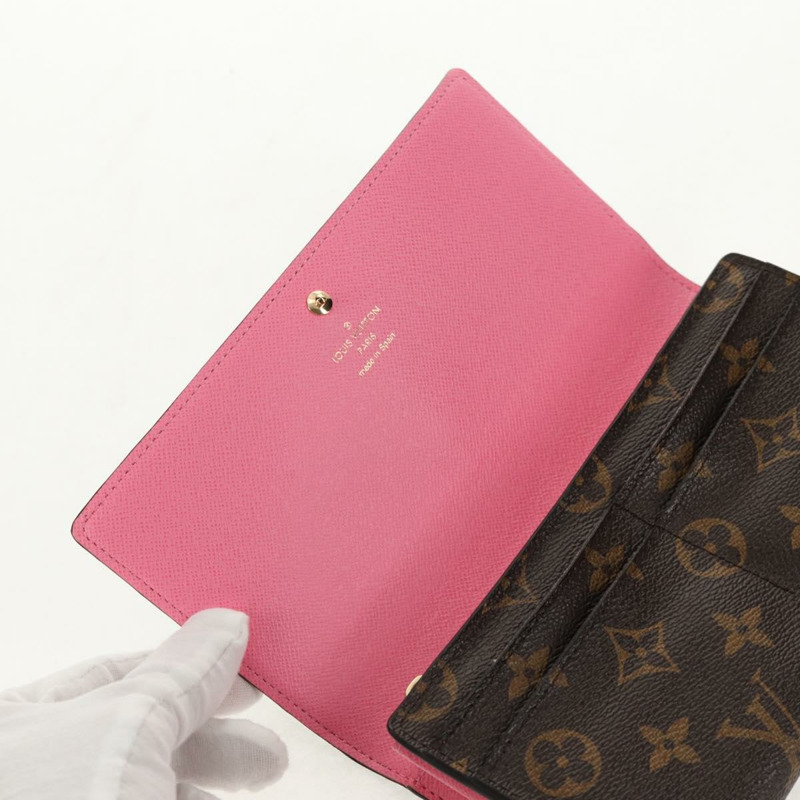 【日本直送】路易威登 Monogram Vivienne Portefeuille Sarah 皮夾 M68491 LV Auth 146538A-7