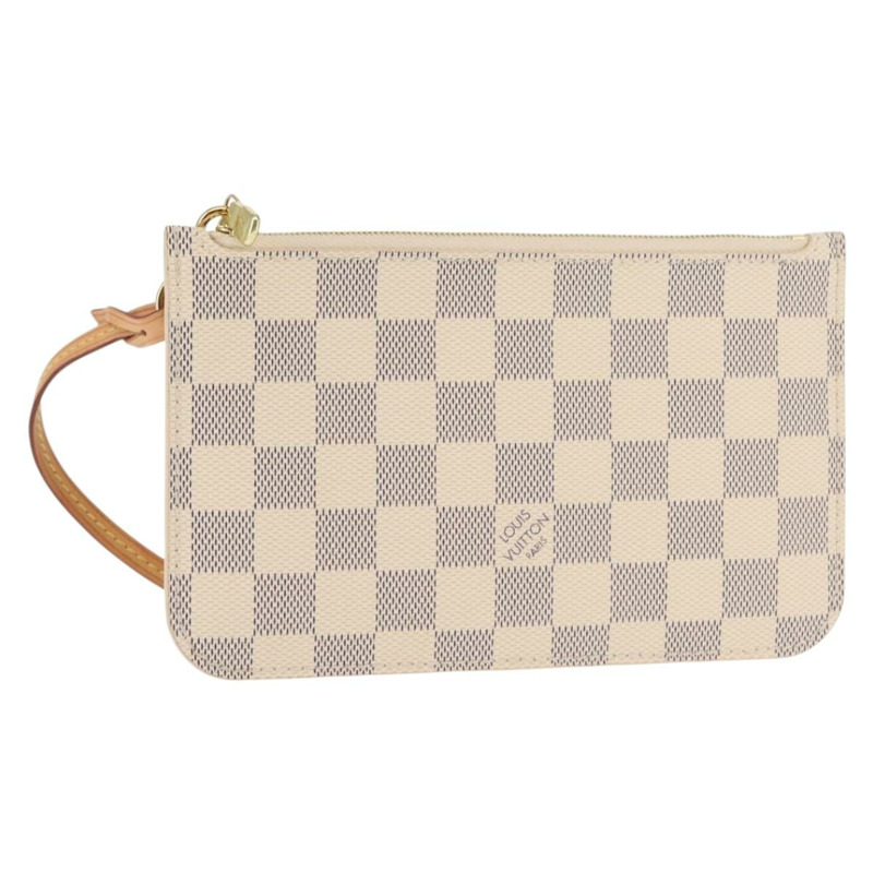 【日本直送】路易威登 Damier Azur Neverfull PM 手拿包配件包 LV 正品 BA6980-0