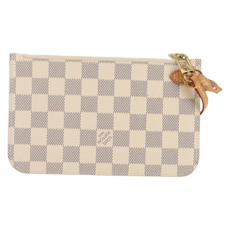 【日本直送】路易威登 Damier Azur Neverfull PM 手拿包配件包 LV 正品 BA6980-1