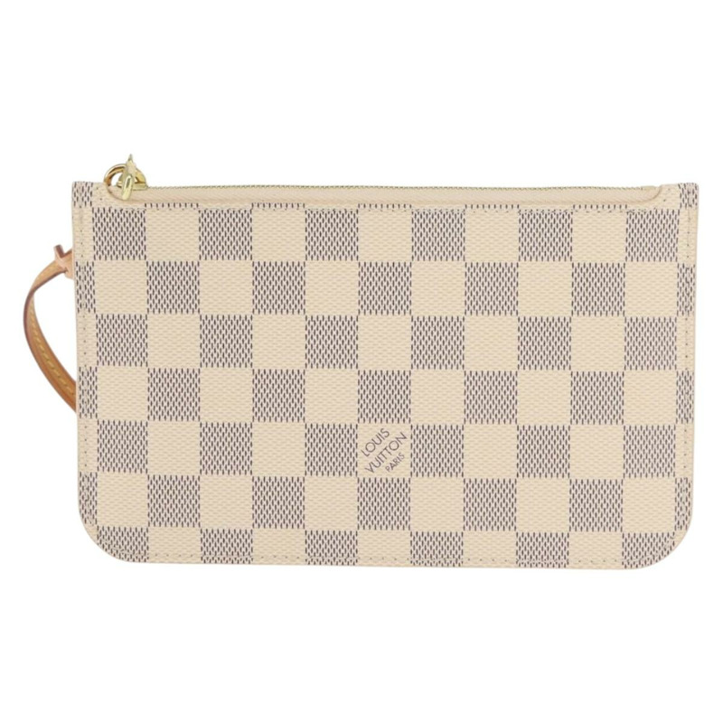 【日本直送】路易威登 Damier Azur Neverfull PM 手拿包配件包 LV 正品 BA6980-12