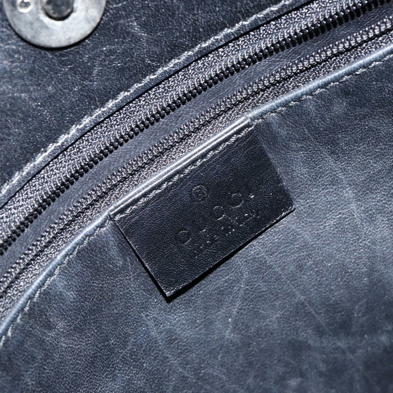 【日本直送】GUCCI 黑色皮革肩背包 001 3167 正品 ep11421-18