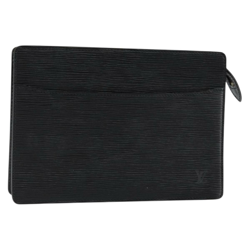 【日本直送】路易威登 Epi Pochette Homme 手拿包黑色 Noir M52522 LV 正品 ep11385-0