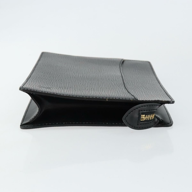 【日本直送】路易威登 Epi Pochette Homme 手拿包黑色 Noir M52522 LV 正品 ep11385-2