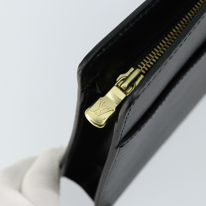 【日本直送】路易威登 Epi Pochette Homme 手拿包黑色 Noir M52522 LV 正品 ep11385-7