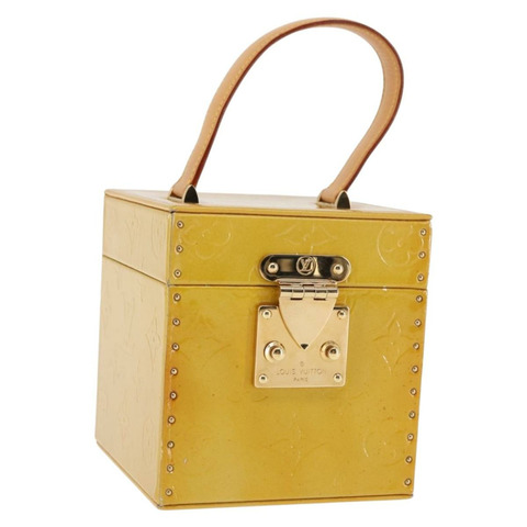 路易威登 Monogram Vernis Bleecker 化妝包 米色 M91002 正品 BA6998