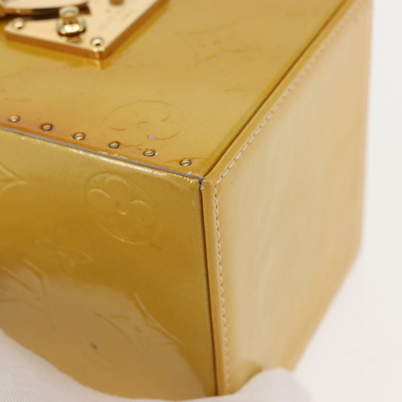 【日本直送】路易威登 Monogram Vernis Bleecker 化妝包 米色 M91002 正品 BA6998-8