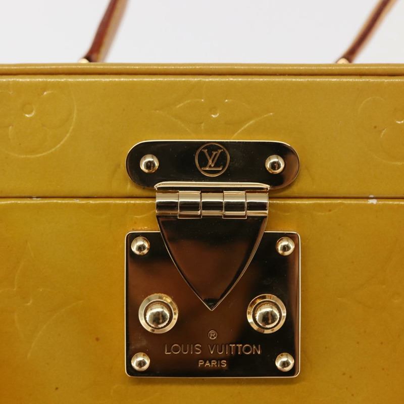 【日本直送】路易威登 Monogram Vernis Bleecker 化妝包 米色 M91002 正品 BA6998-16