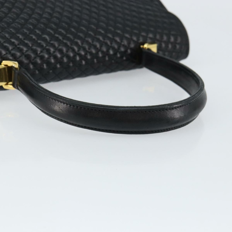 【日本直送】BALLY 手提包 皮革 黑色 金色 正品 BA7023-6