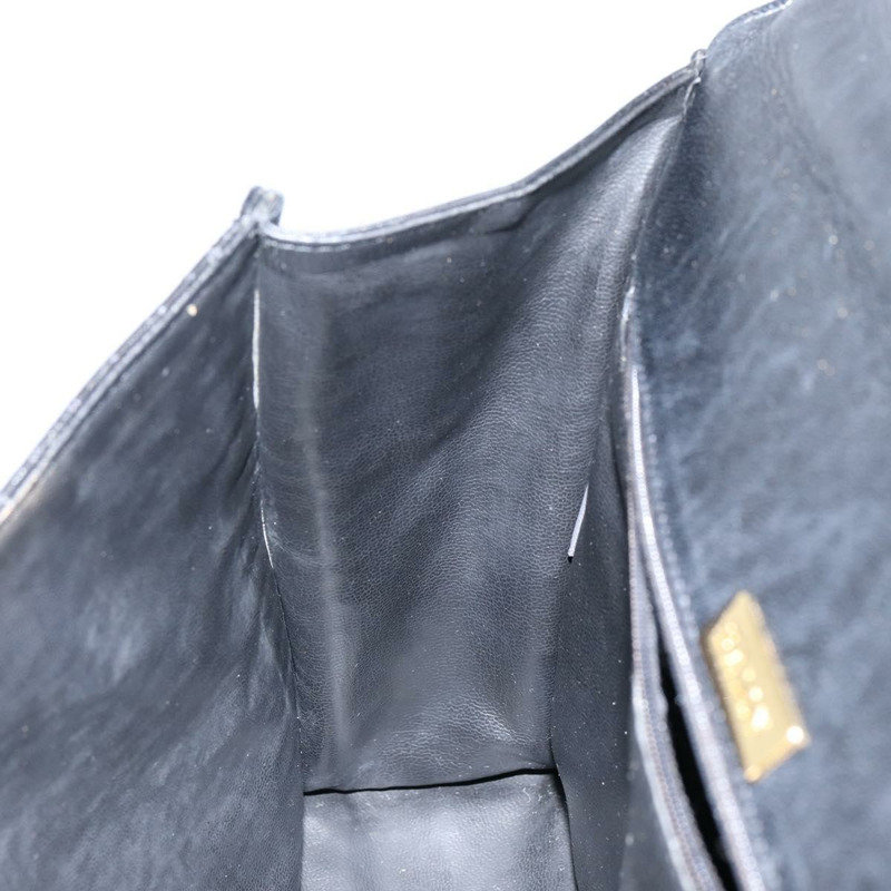 【日本直送】BALLY 手提包 皮革 黑色 金色 正品 BA7023-20