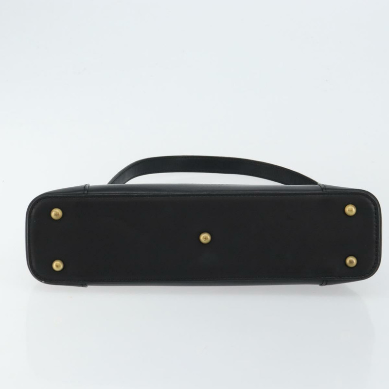 【日本直送】BURBERRY 黑色金色皮革單肩包 正品 ep11428-4