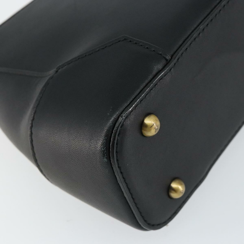 【日本直送】BURBERRY 黑色金色皮革單肩包 正品 ep11428-13