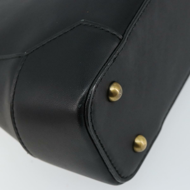 【日本直送】BURBERRY 黑色金色皮革單肩包 正品 ep11428-15