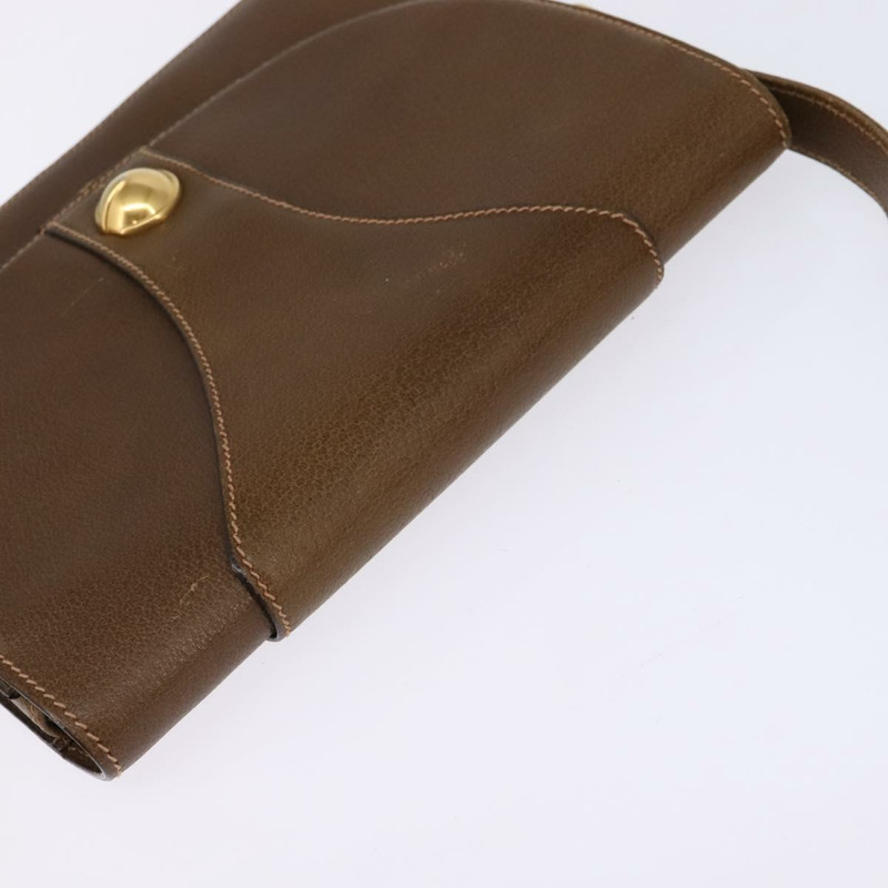 【日本直送】GUCCI 皮革肩背包 金棕色 正品 ep11437-5