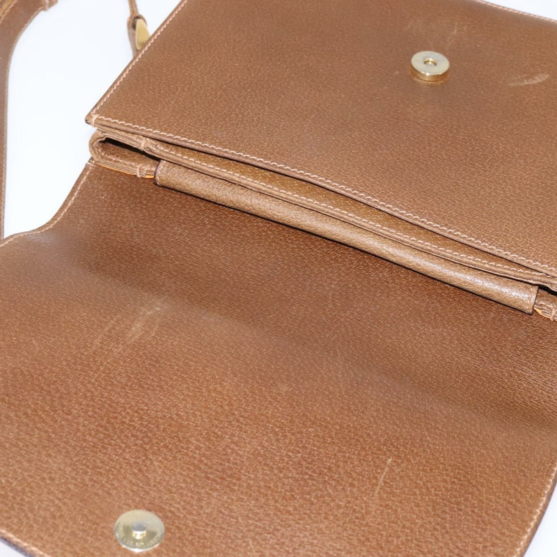 【日本直送】GUCCI 皮革肩背包 金棕色 正品 ep11437-9