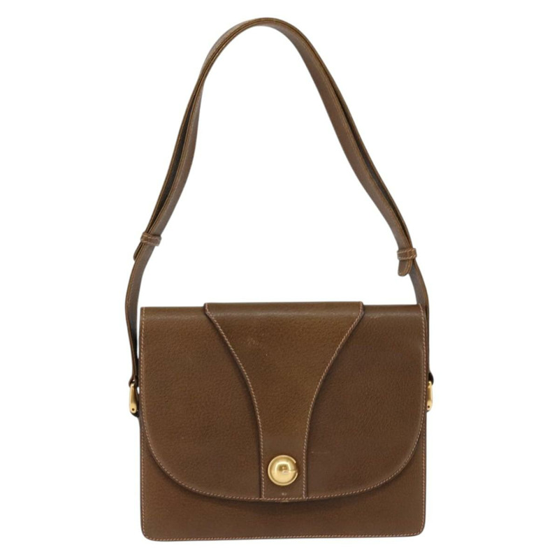 【日本直送】GUCCI 皮革肩背包 金棕色 正品 ep11437-12