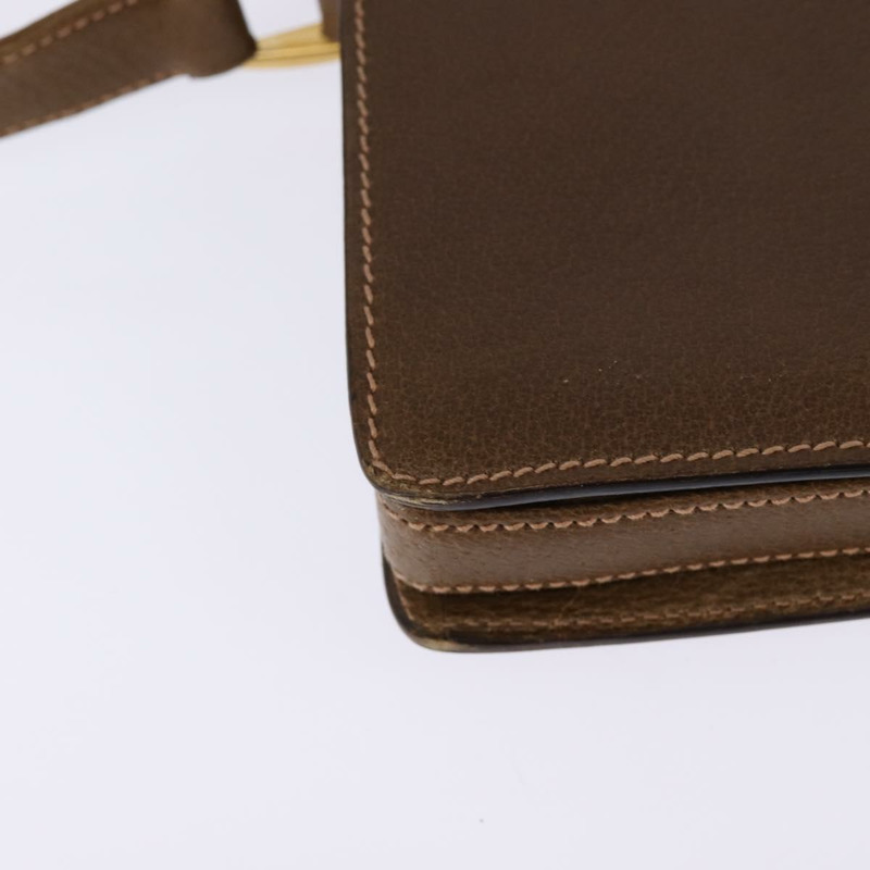 【日本直送】GUCCI 皮革肩背包 金棕色 正品 ep11437-14