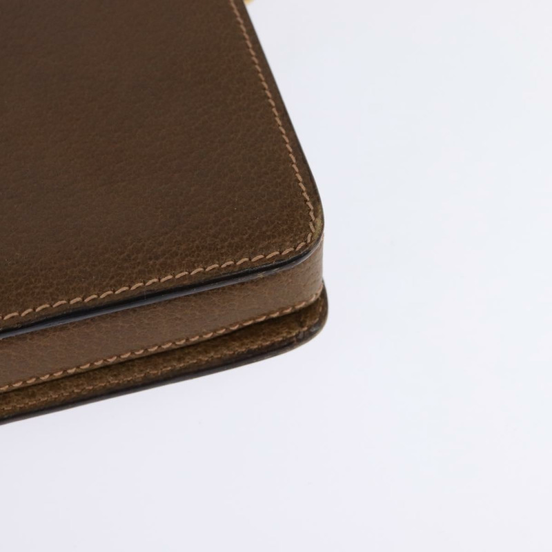 【日本直送】GUCCI 皮革肩背包 金棕色 正品 ep11437-15