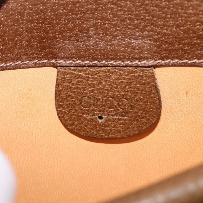 【日本直送】GUCCI 皮革肩背包 金棕色 正品 ep11437-16