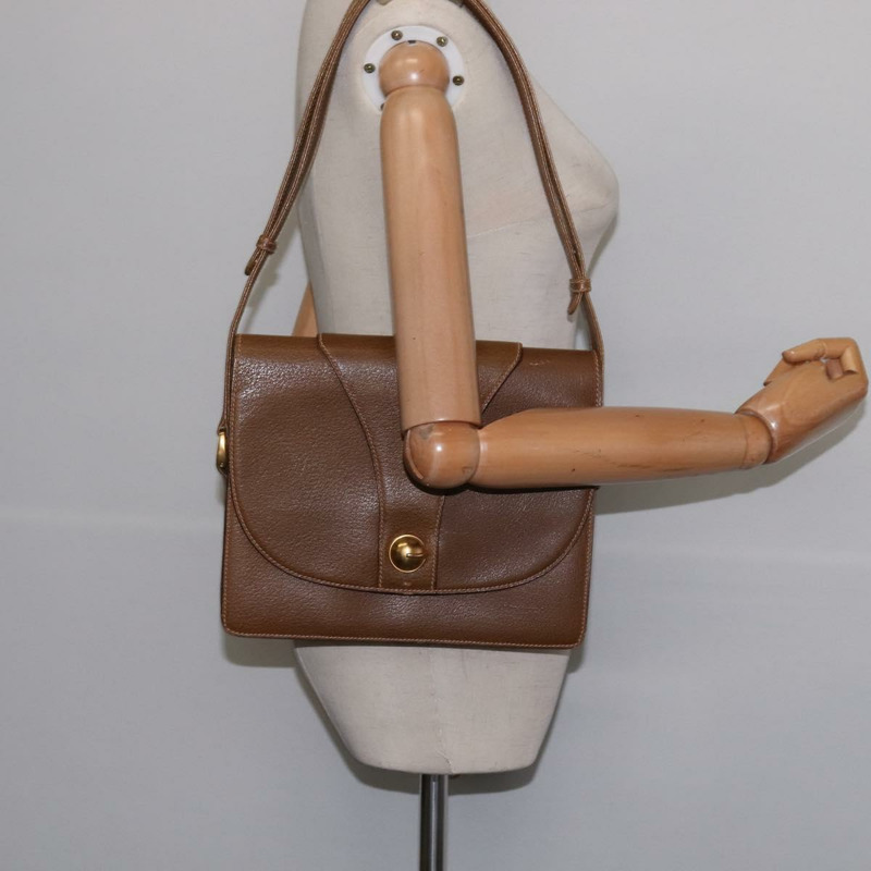 【日本直送】GUCCI 皮革肩背包 金棕色 正品 ep11437-20