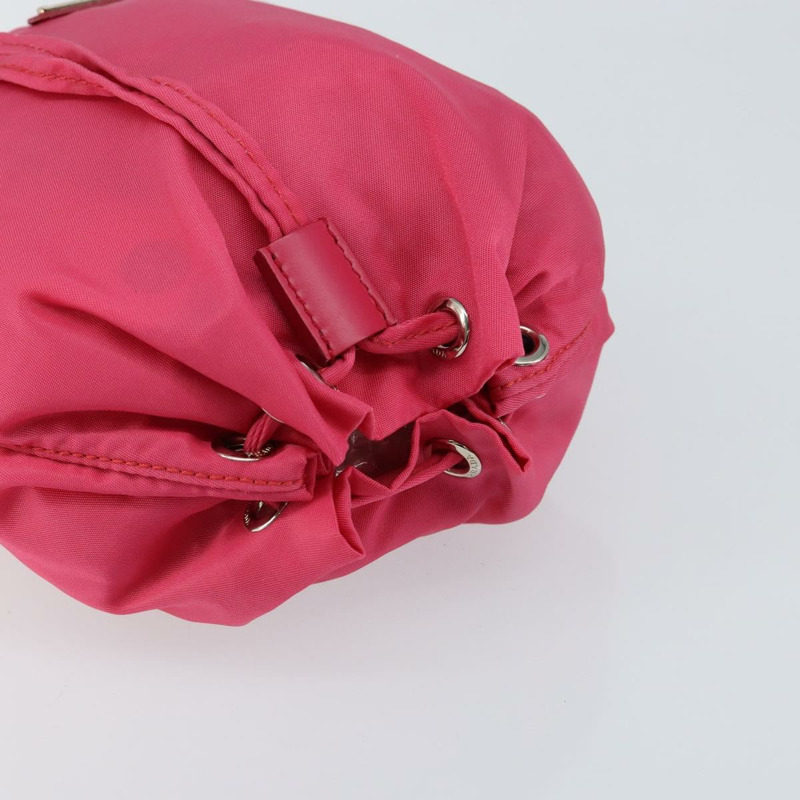 【日本直送】PRADA 尼龍粉金手拿包 正品 BA7028-4