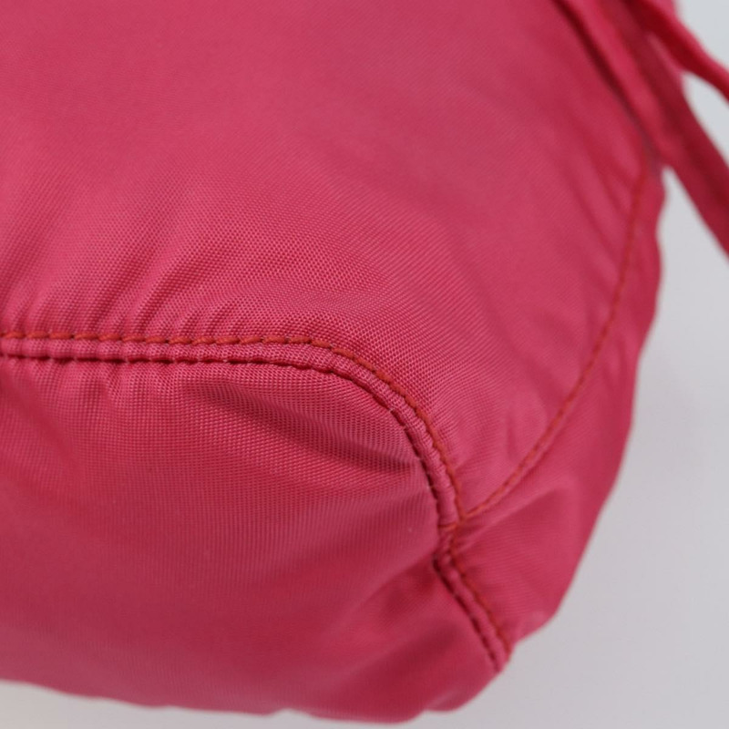 【日本直送】PRADA 尼龍粉金手拿包 正品 BA7028-6