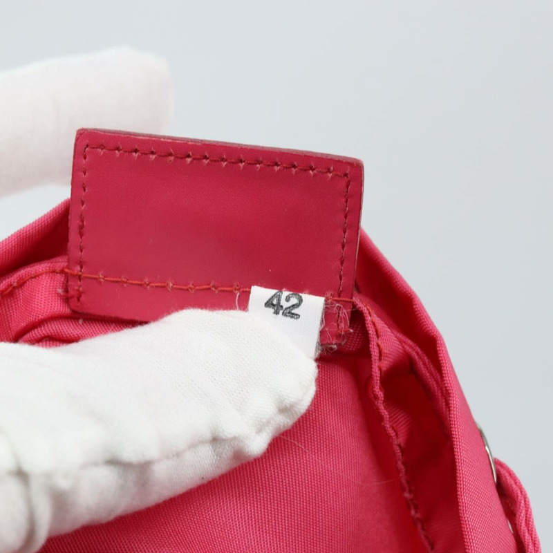 【日本直送】PRADA 尼龍粉金手拿包 正品 BA7028-11