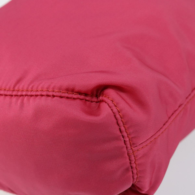 【日本直送】PRADA 尼龍粉金手拿包 正品 BA7028-14