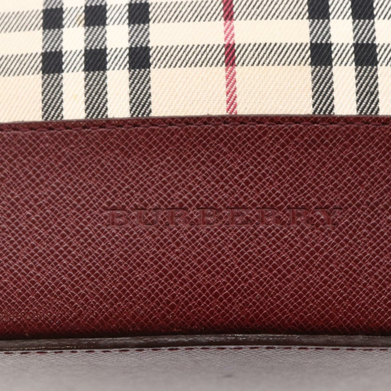 【日本直送】BURBERRY Nova 格紋帆布手提包 米色 金色 正品 ep11287-16