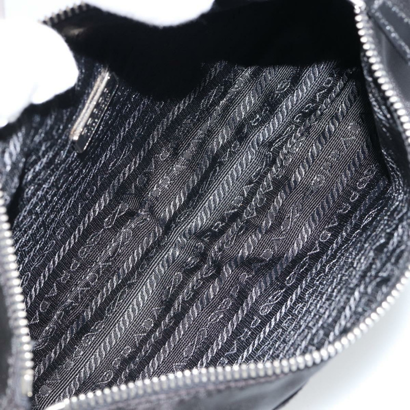 【日本直送】PRADA 尼龍黑色銀色配件包 正品 ep11271-10