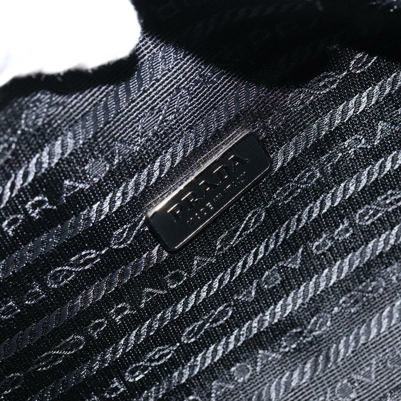 【日本直送】PRADA 尼龍黑色銀色配件包 正品 ep11271-17