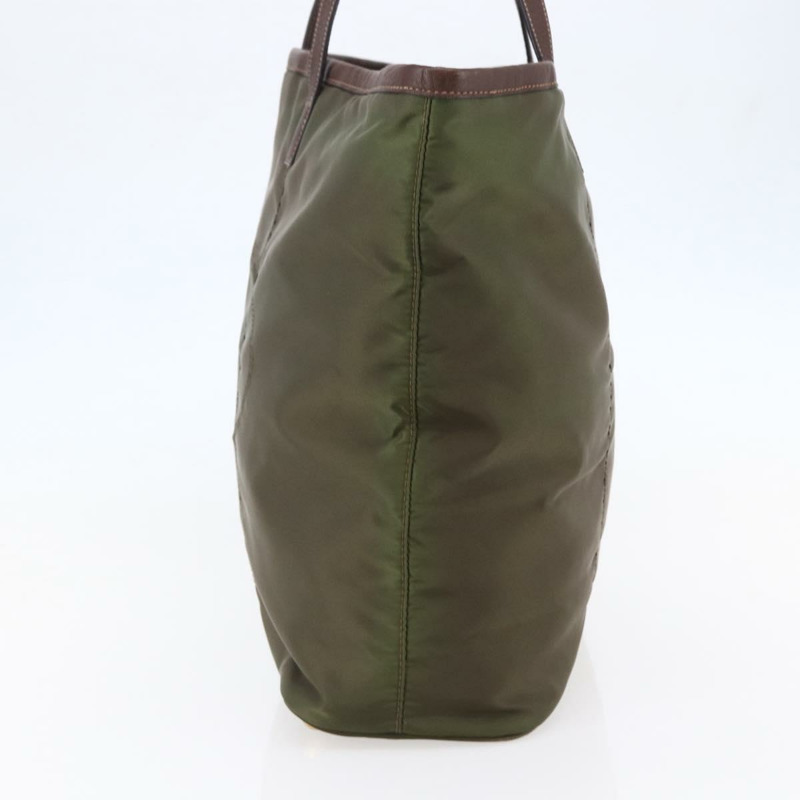 【日本直送】PRADA 尼龍卡其色金色托特包 正品 ep11268-3