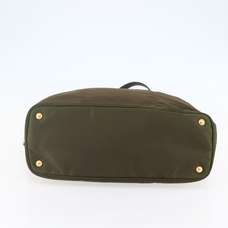 【日本直送】PRADA 尼龍卡其色金色托特包 正品 ep11268-4