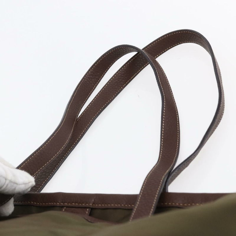 【日本直送】PRADA 尼龍卡其色金色托特包 正品 ep11268-7