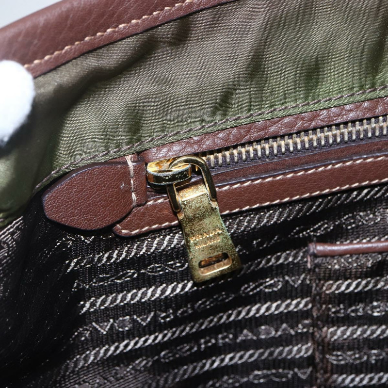 【日本直送】PRADA 尼龍卡其色金色托特包 正品 ep11268-18