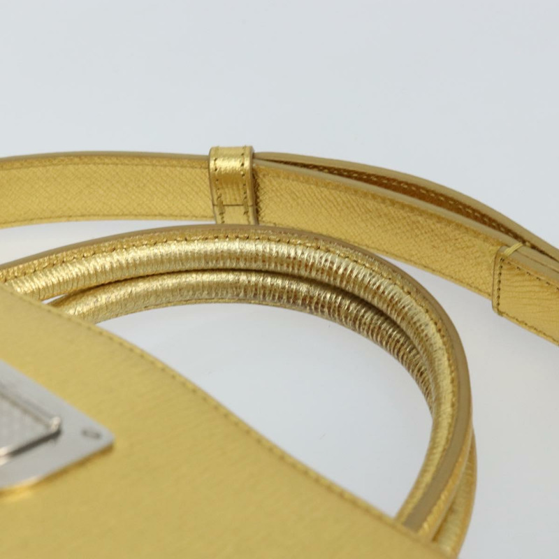 【日本直送】Christian Dior 手提包 皮革 兩用 金銀 正品 BA7088-7