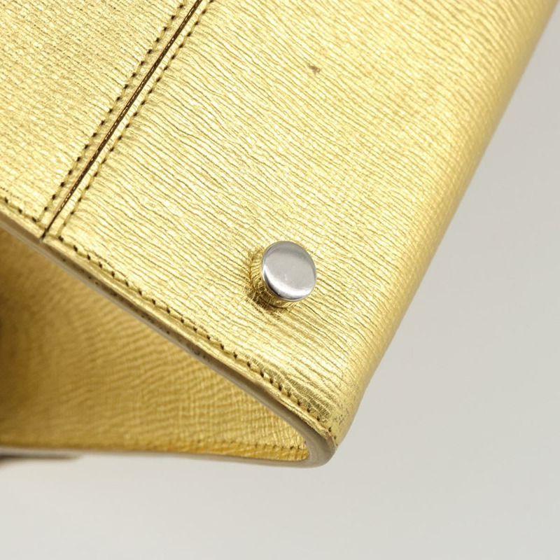 【日本直送】Christian Dior 手提包 皮革 兩用 金銀 正品 BA7088-10