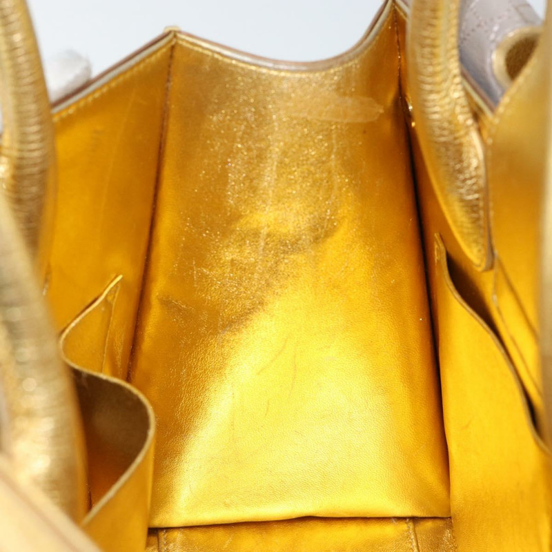 【日本直送】Christian Dior 手提包 皮革 兩用 金銀 正品 BA7088-22