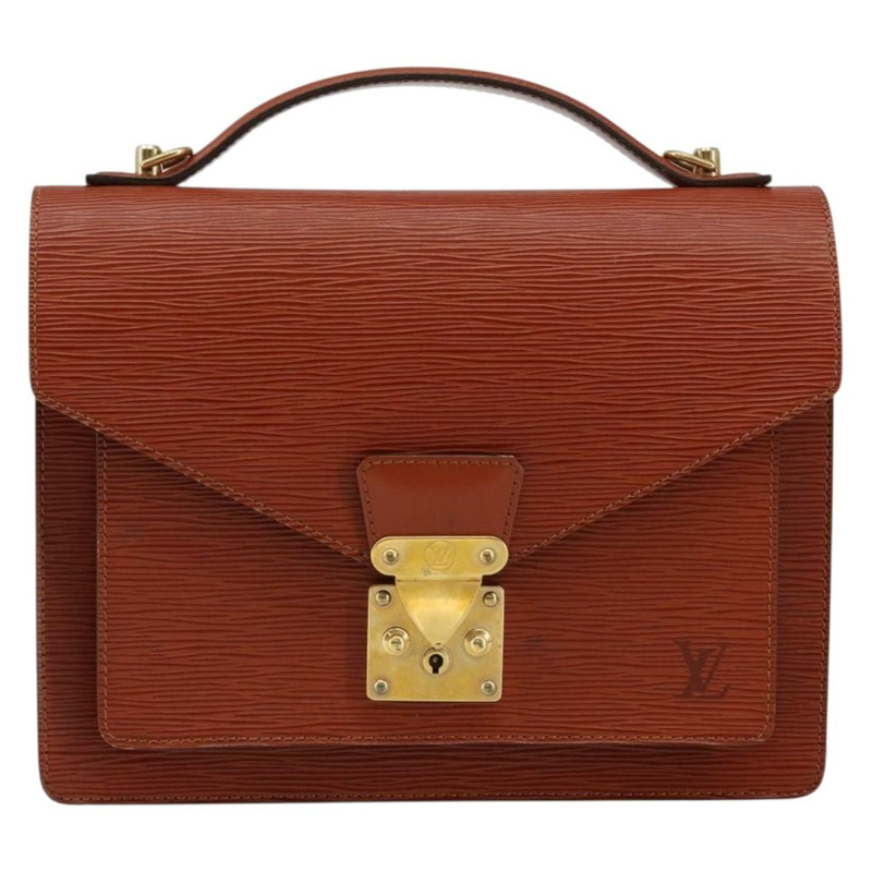 【日本直送】路易威登 Epi Monceau 28 手提包 棕色 M52123 LV 正品 ep11246-12