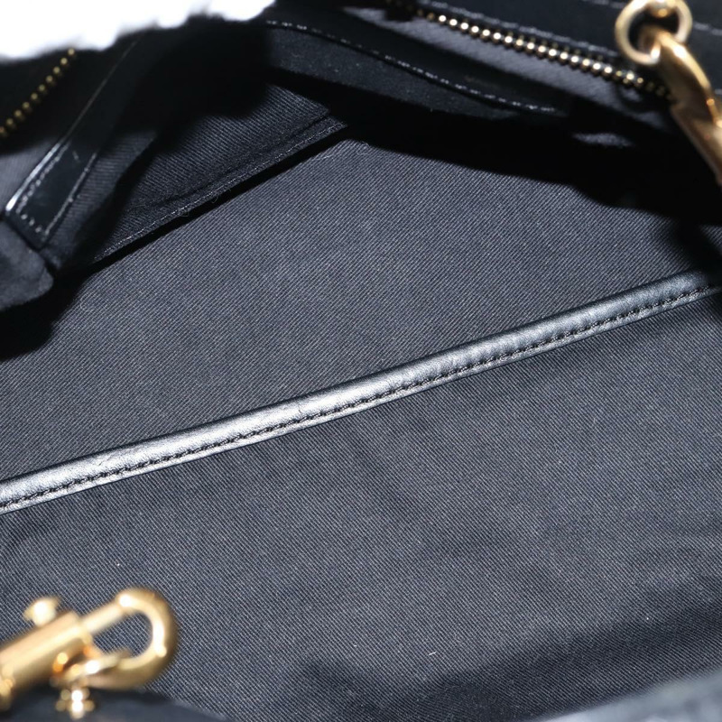 【日本直送】Chloe Alice 手提包 皮革 兩用 黑色 金色 正品 BA7070-10