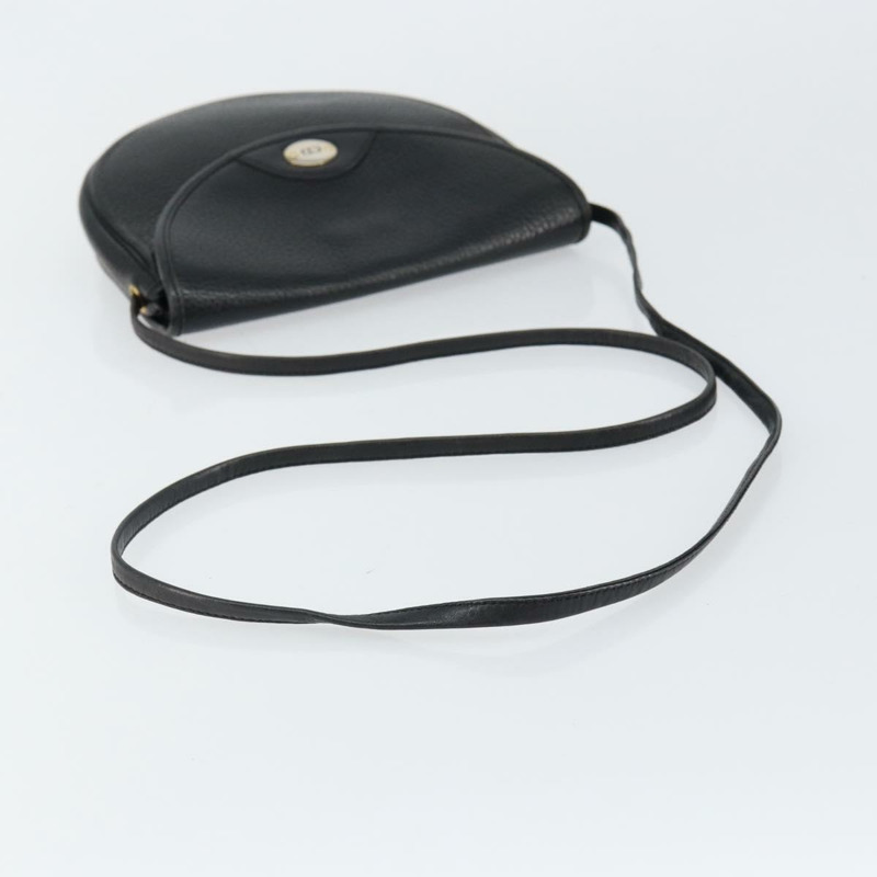 【日本直送】Christian Dior 黑色金色皮革肩背包 正品 BA7081-6