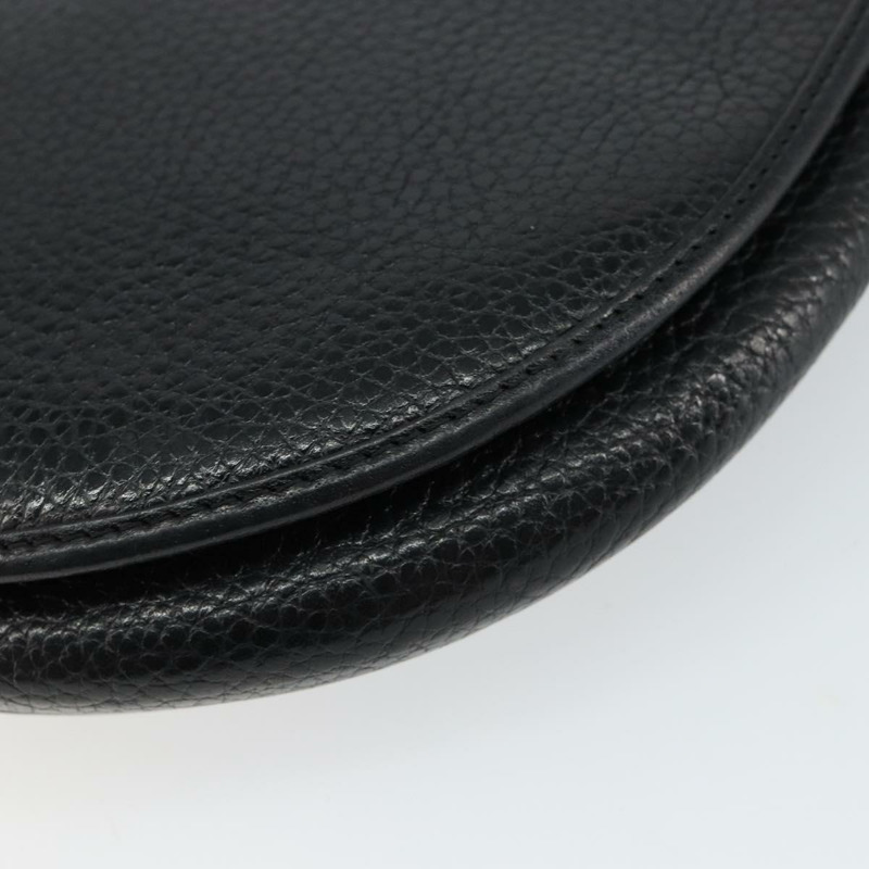 【日本直送】Christian Dior 黑色金色皮革肩背包 正品 BA7081-14