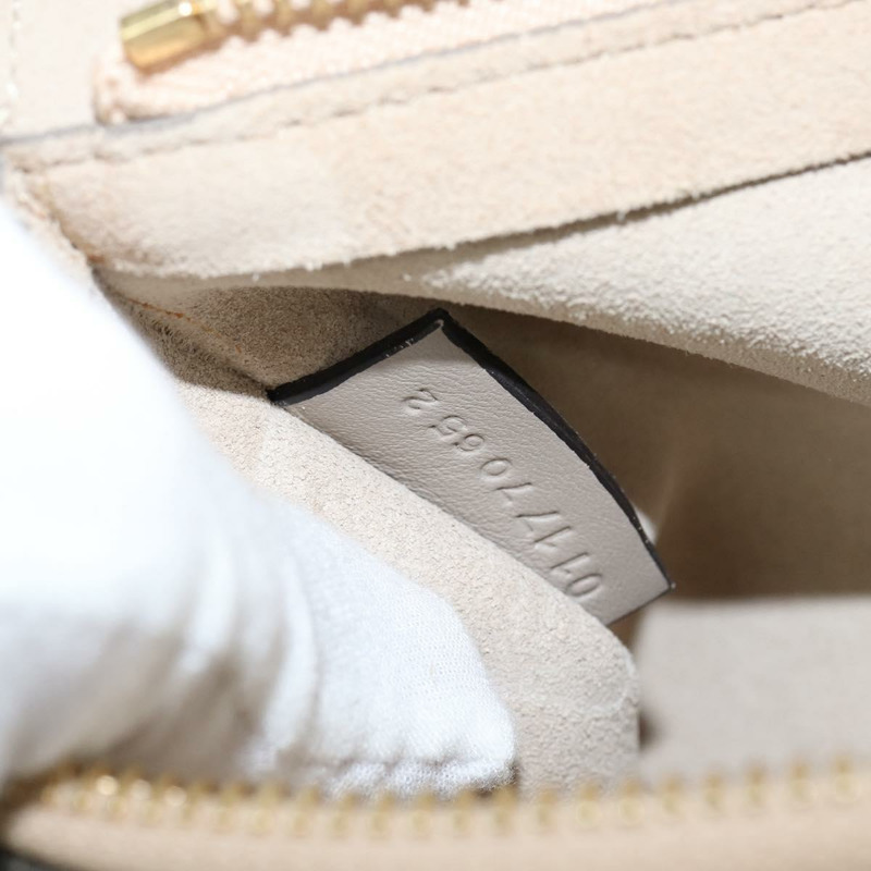 【日本直送】Chloe Fay 肩背包 麂皮 皮革 灰色 金色 正品 BA7076-11