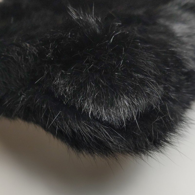 Burberry 牛皮純色毛絨手提包-14