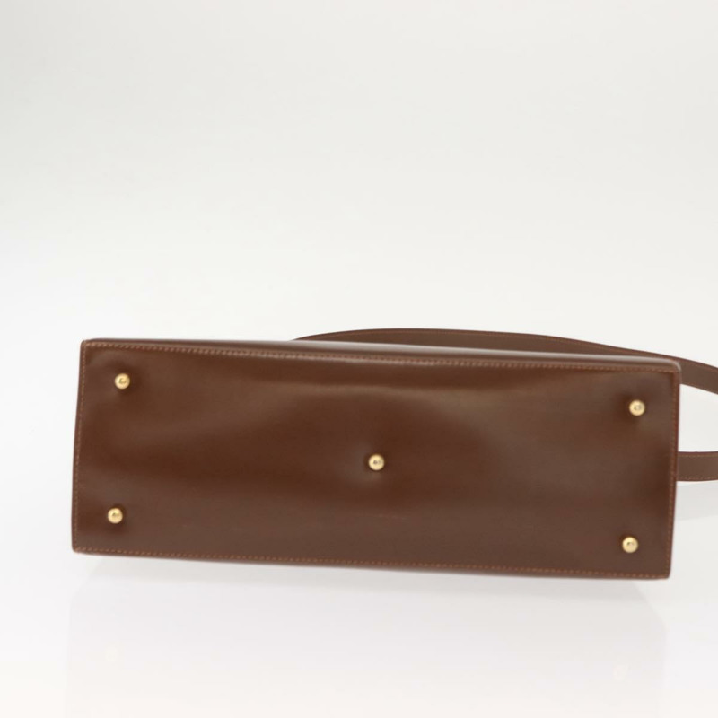 【日本直送】GUCCI Ready lock 手提包 皮革 2way 棕色金色 000 2110 0192 Auth ep11362-4