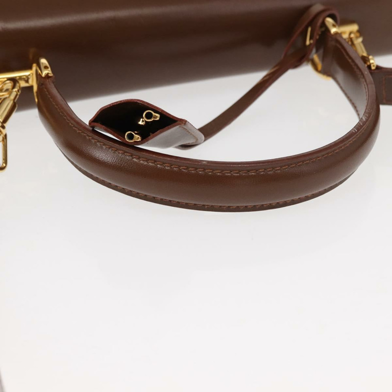 【日本直送】GUCCI Ready lock 手提包 皮革 2way 棕色金色 000 2110 0192 Auth ep11362-6