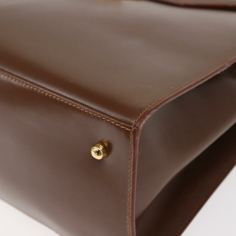 【日本直送】GUCCI Ready lock 手提包 皮革 2way 棕色金色 000 2110 0192 Auth ep11362-16